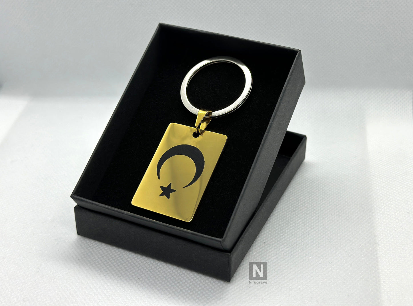 Türkei | Türkiye |Schlüsselanhänger in | Gold, Schwarz | Optik