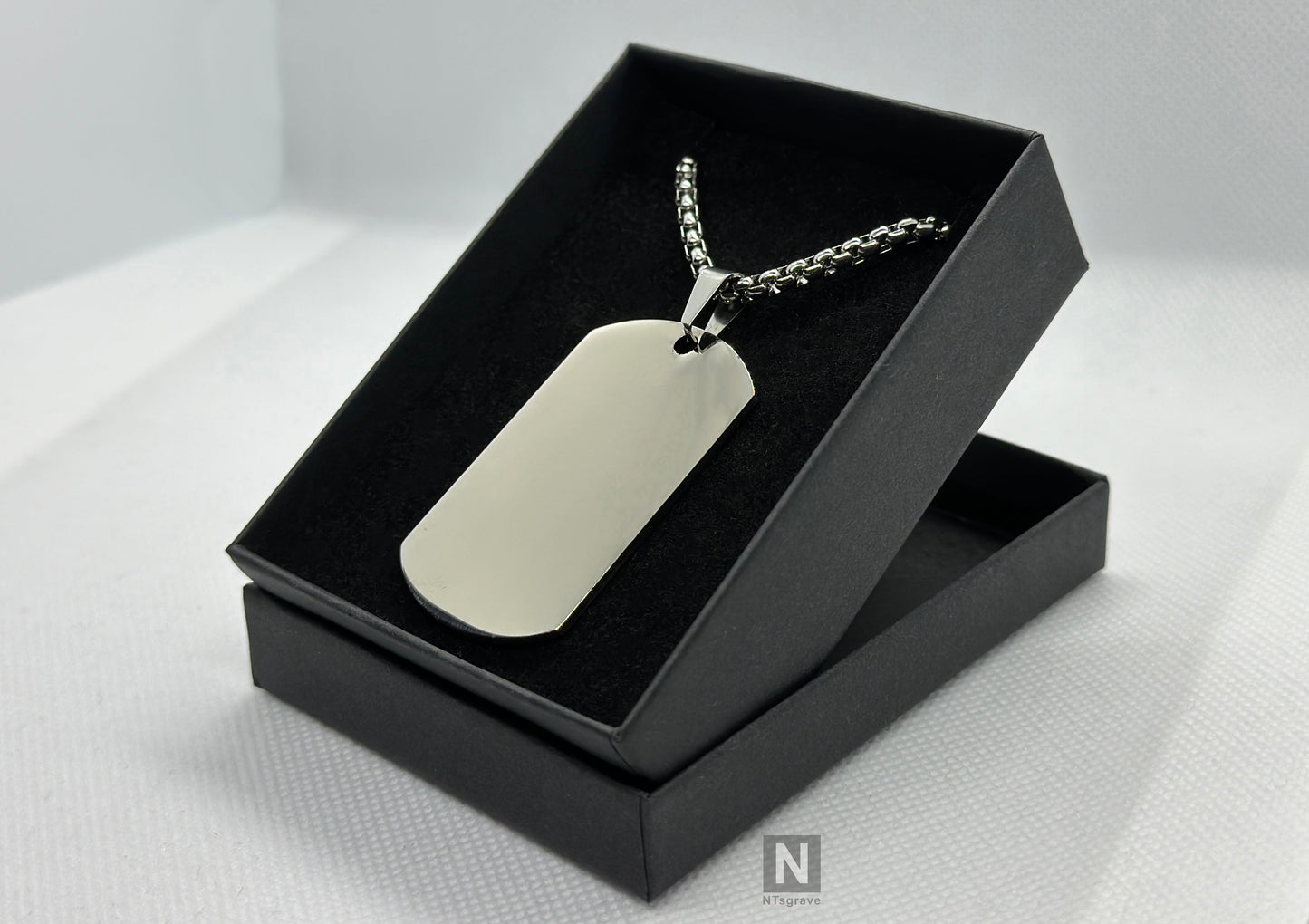 Albanischer Albania Adler Kette in | Silber, Schwarz | Optik