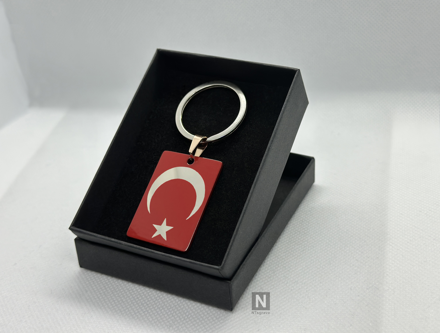 Türkei | Türkiye |Schlüsselanhänger in | Red Collection, Silber | Optik